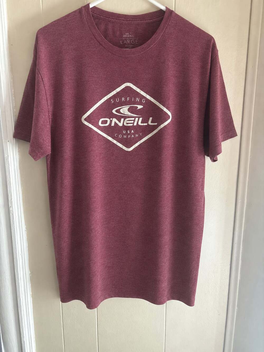 O'Neill Surfing USA Company Diamond Logo Maroon T-Shirt